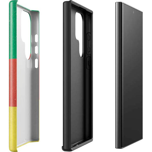 Cameroon Flag Distressed Galaxy S23 Ultra Pro Case